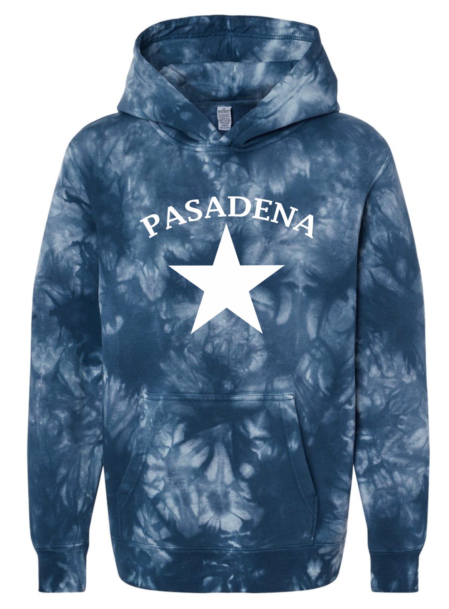 Pasadena Elementary Star Tie Dye Hood