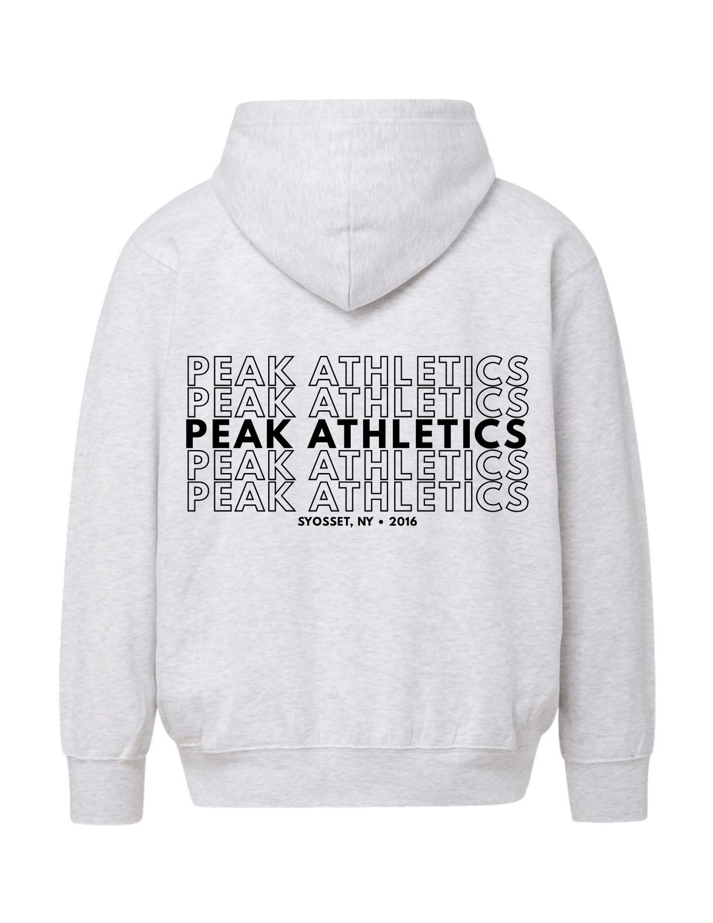 Peak 180 Caps Lock Zip Up Unisex Vintage Fleece Full-Zip Hooded Sweatshirt - 22132