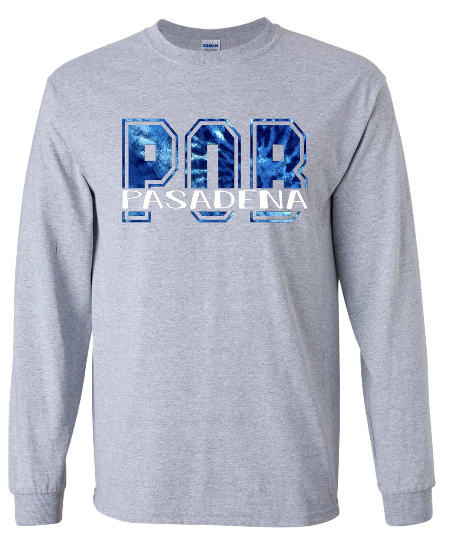 Pasadena Elementary POB Pasadena Lt Gray Long Sleeve T-Shirt 2400/5400B