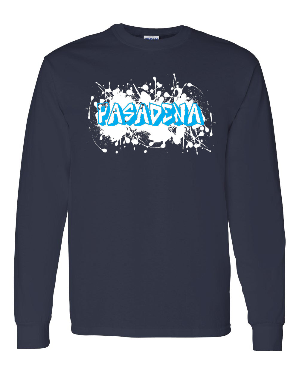 Pasadena Elementary Graffiti Logo Long Sleeve Adult T-Shirt - 5400