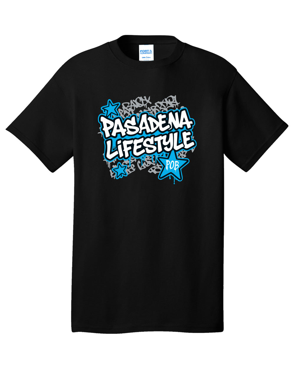 Pasadena Elementary Pasadena Lifestyle Graffiti T-Shirt PC54/PC54Y Black