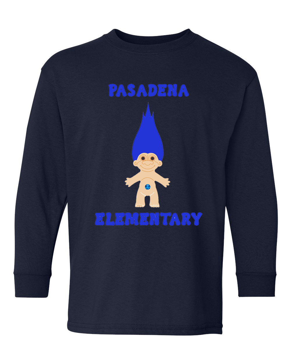 Pasadena Elementary Trolls Long Sleeve Tee 5400B