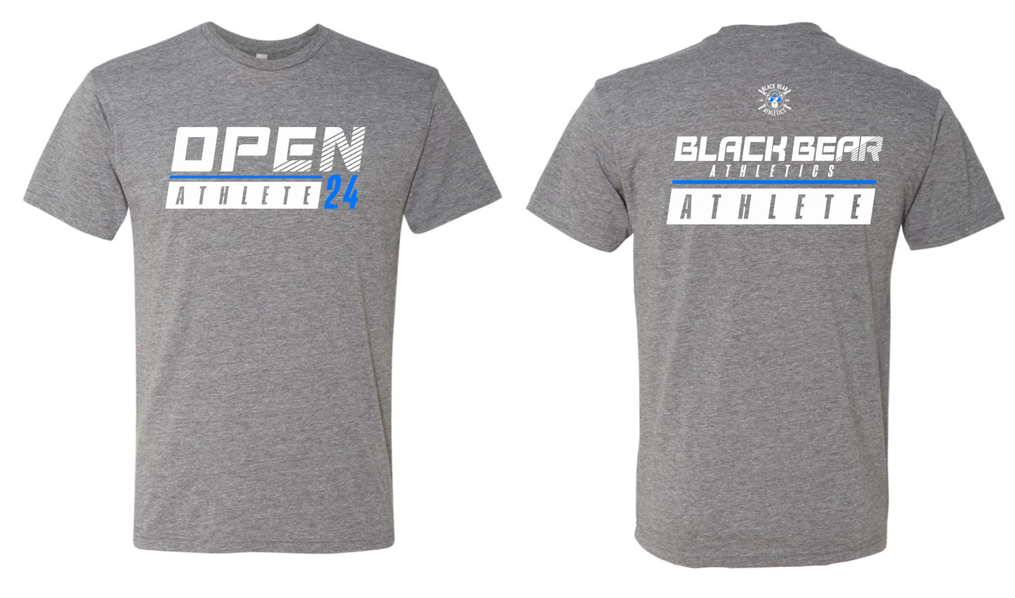 Black Bear Athletics Open 2024 Triblend T-Shirt 6010