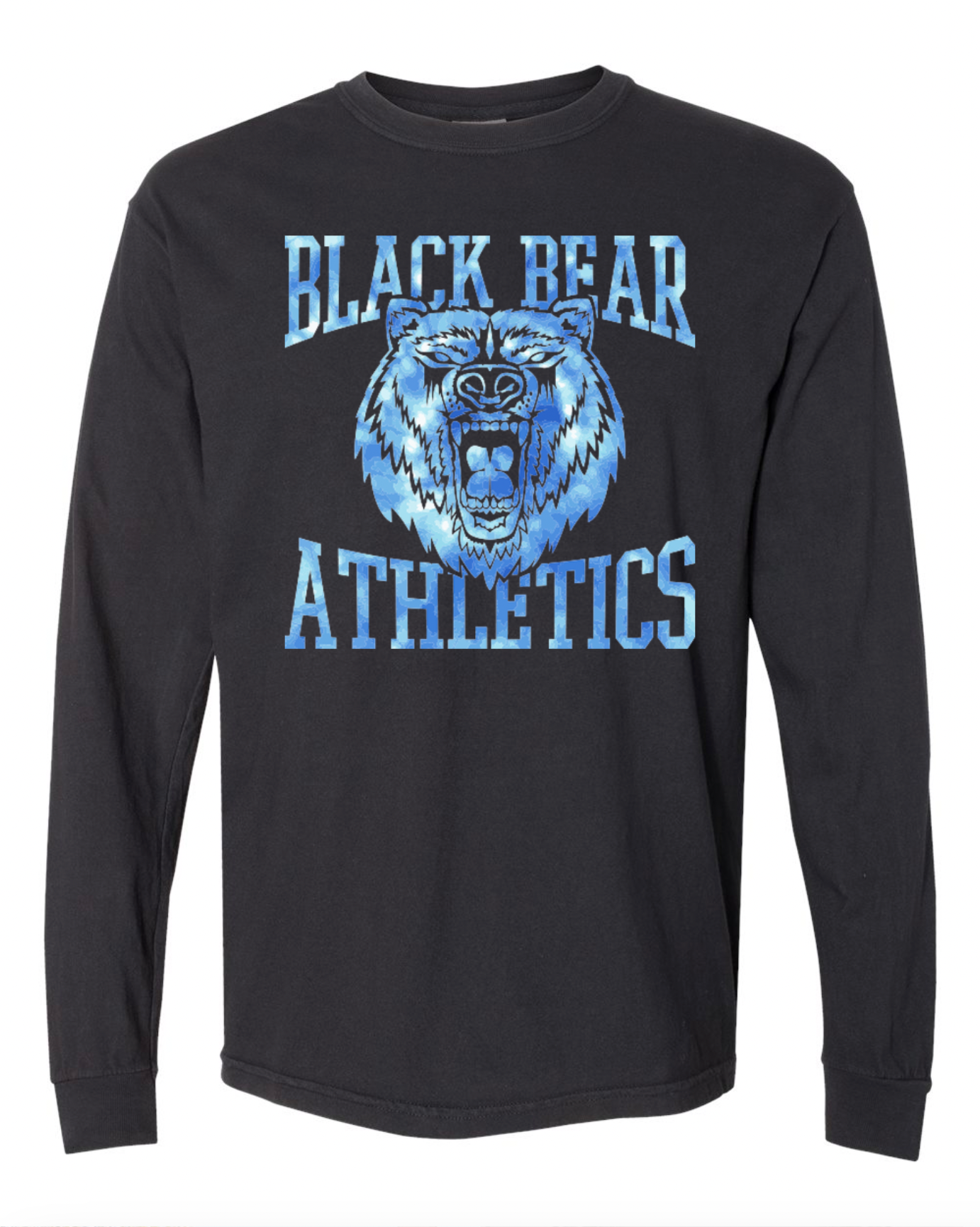 Black Bear Athletics Tie Dye Bear Long Sleeve Tee 6014