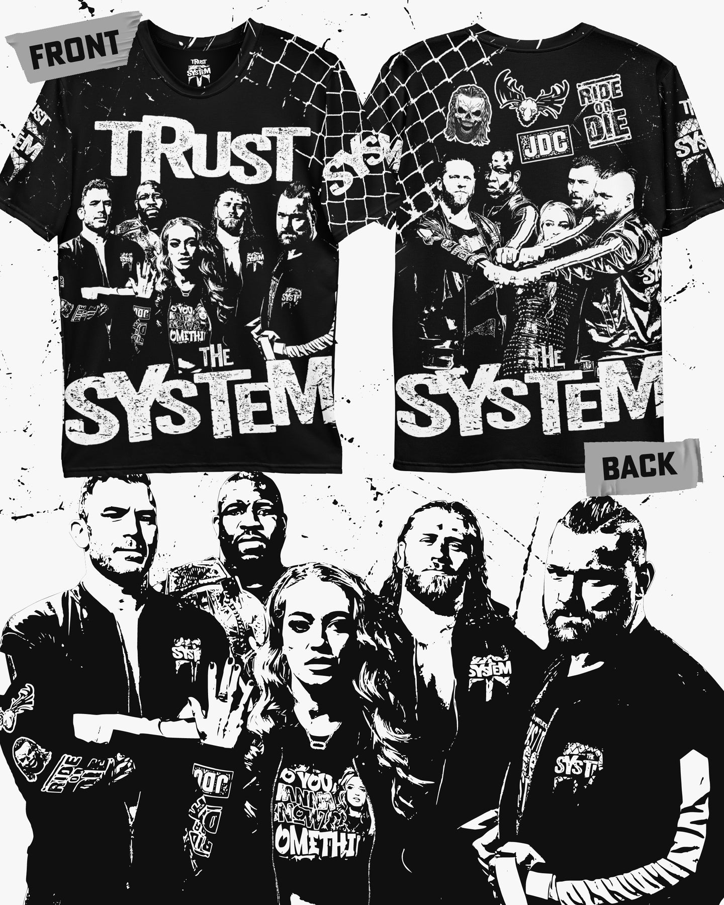 Trust The System Polyester Full Print