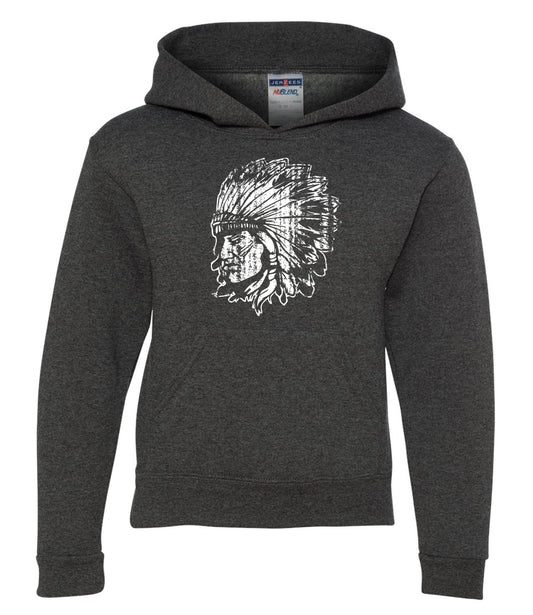 Youth Bellmore Braves Indian Head Hoodies