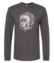 Load image into Gallery viewer, Adult Bellmore Braves Indian Head Long Sleeve Tees
