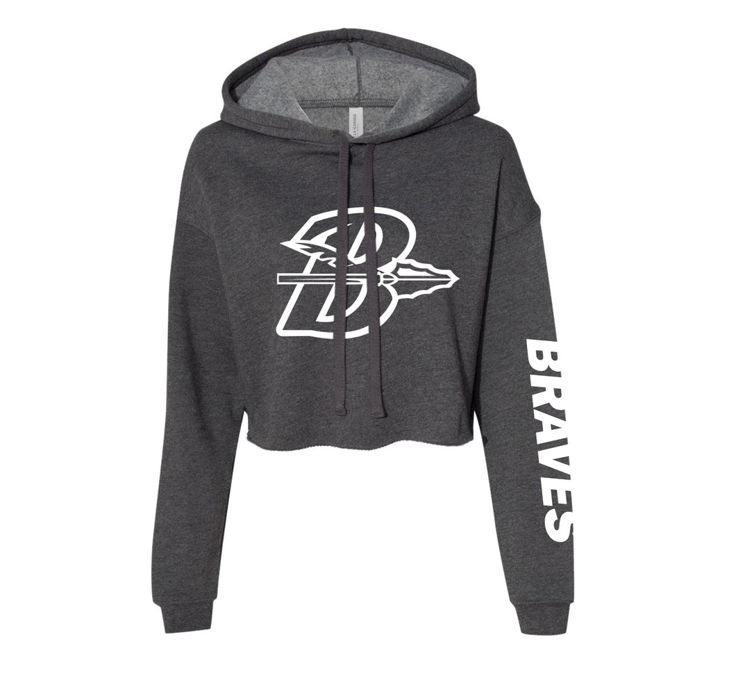 Bellmore Braves Big B Ladies Cropped Hoodies