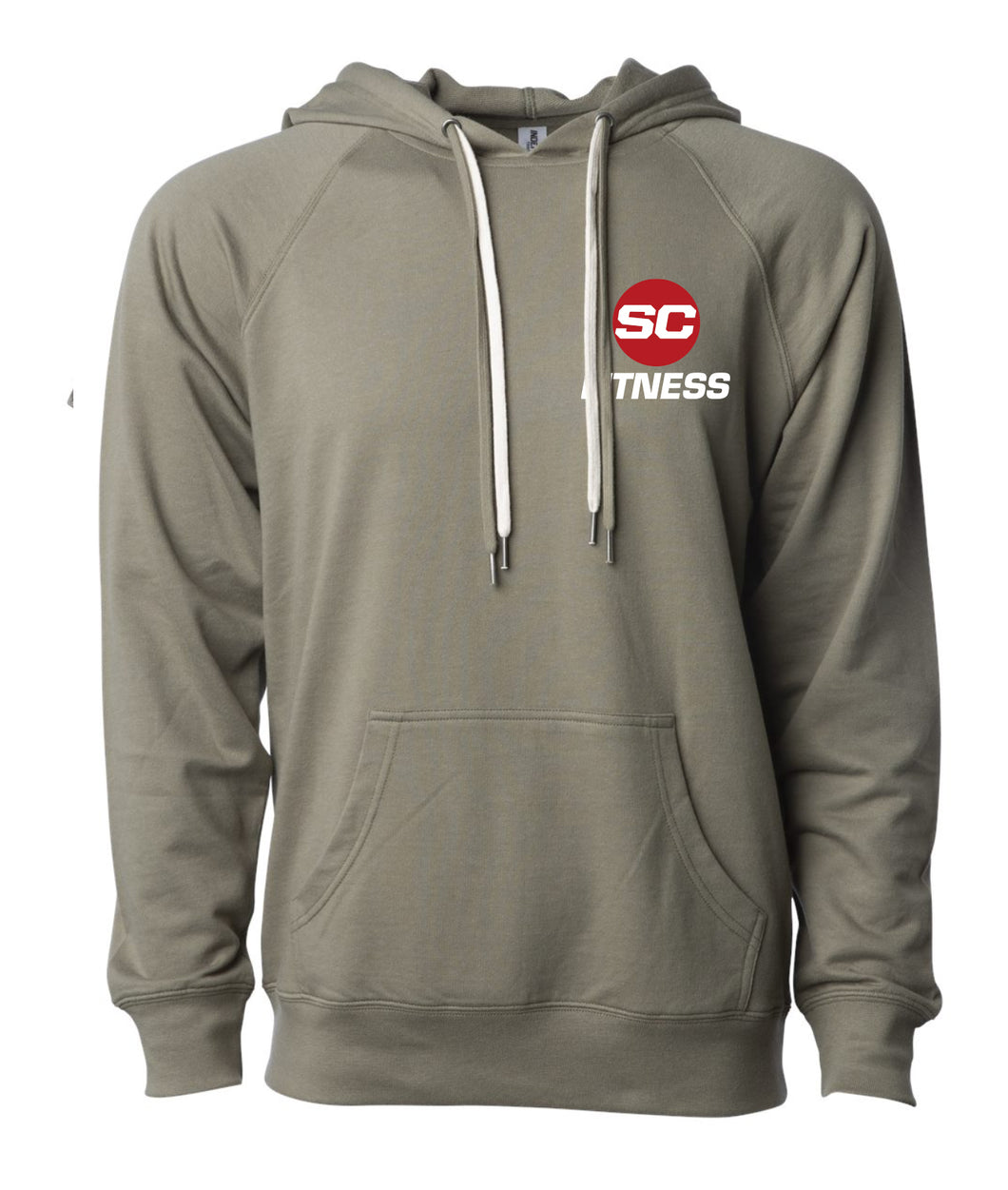 SC Fit Unisex Lightweight Loopback Terry Hooded Sweatshirt SS1000
