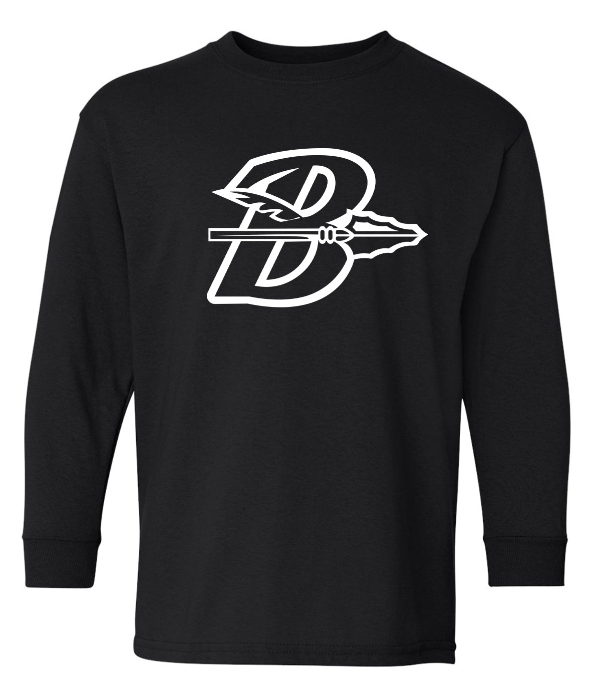 Youth Bellmore Braves Big B Long Sleeve Tees