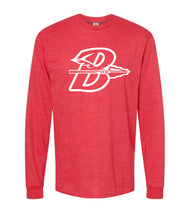 Load image into Gallery viewer, Adult Bellmore Braves Big B Long Sleeve Tees
