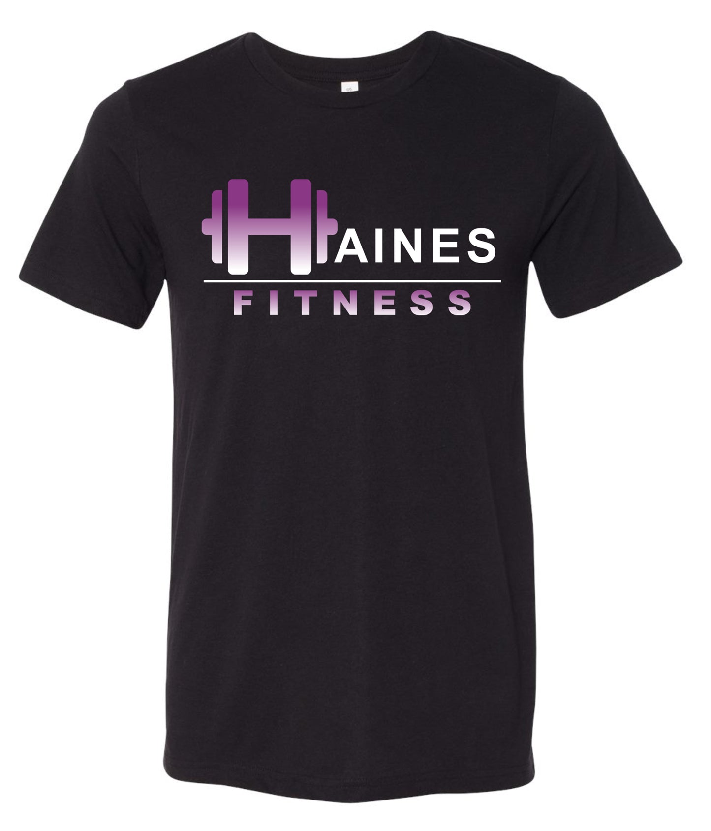 Haines Fitness Tee Black 3001