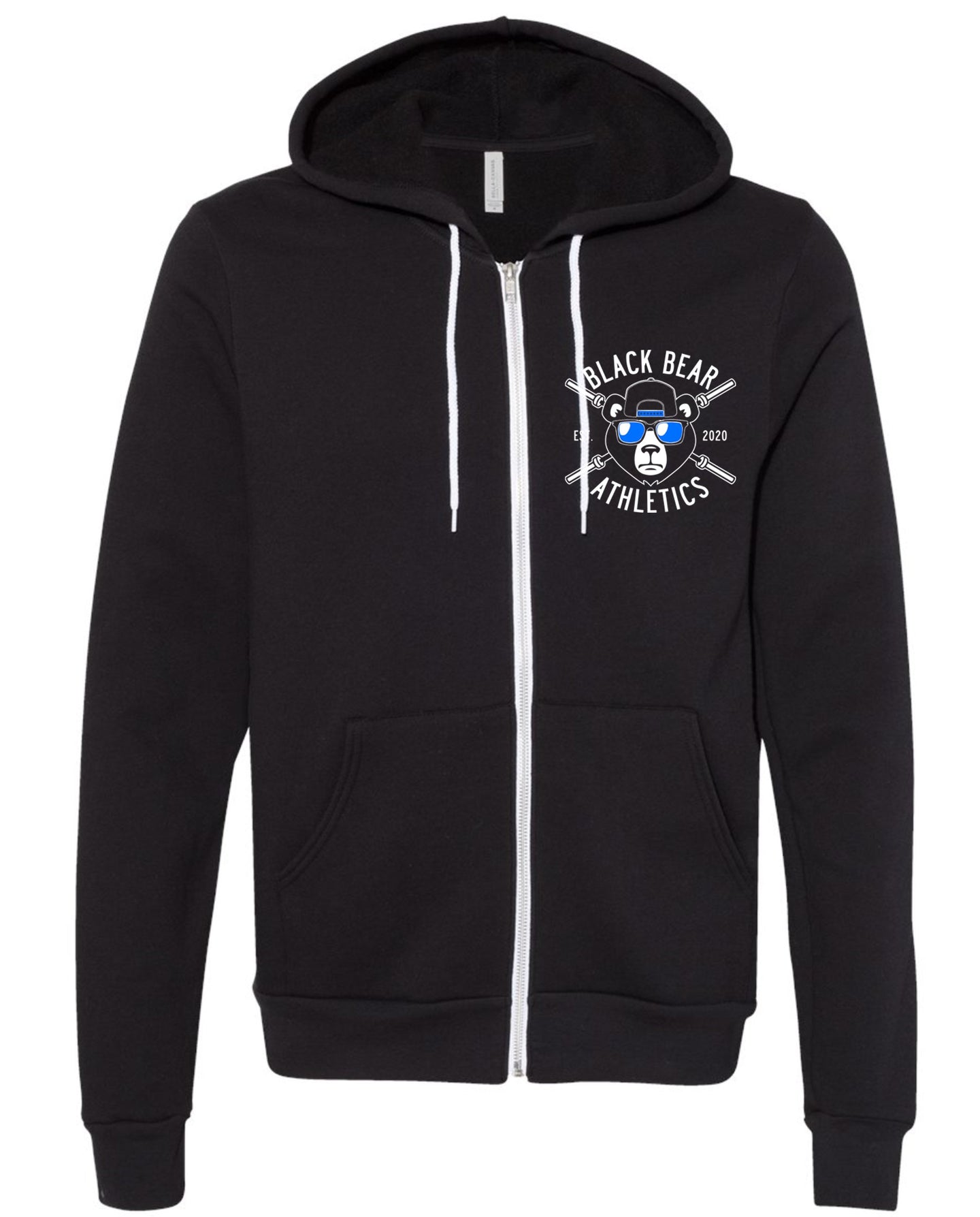 Black Bear Barbell Unisex Zip Up 3739