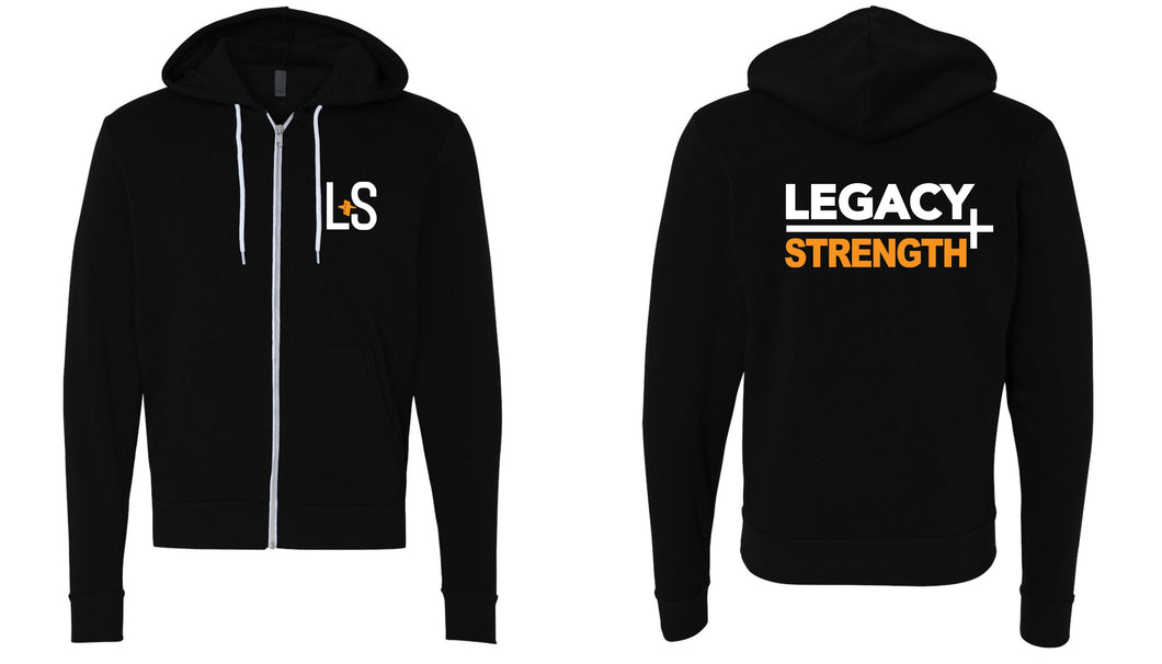 Legacy + Strength Unisex Zip Up Hood 3739