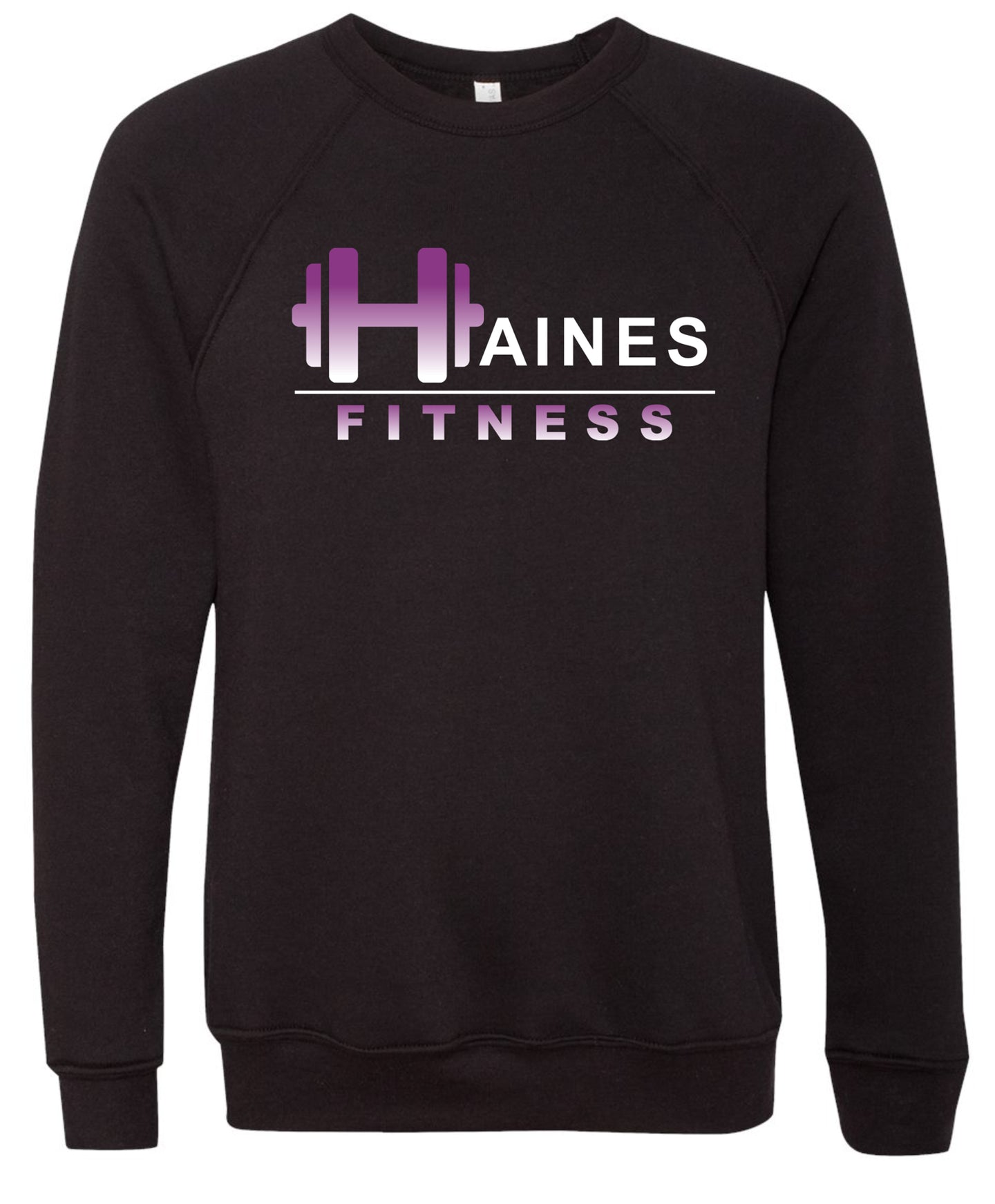 Haines Fitness Sweatshirt Black SS3000