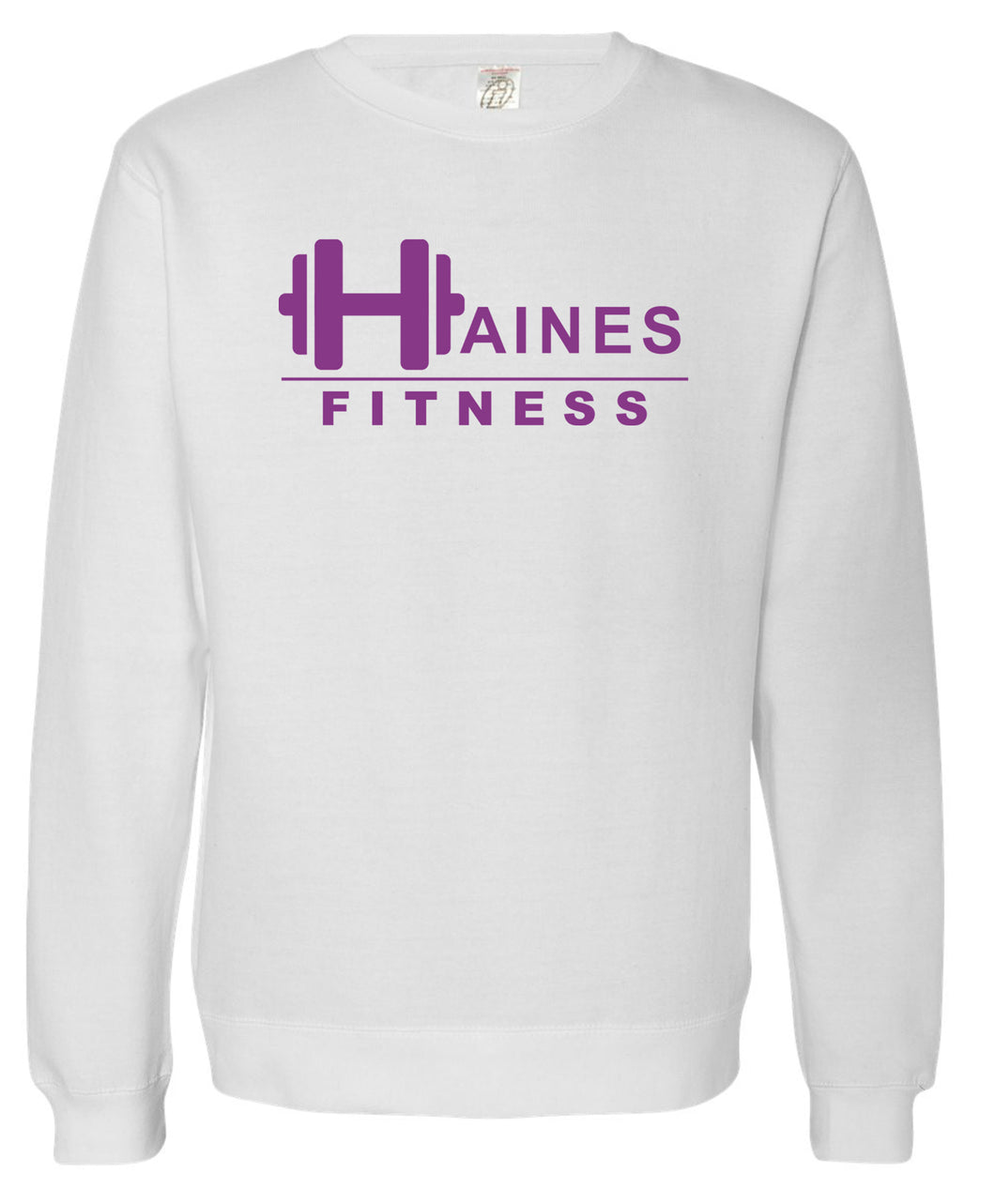 Haines Fitness Sweatshirt White SS3000
