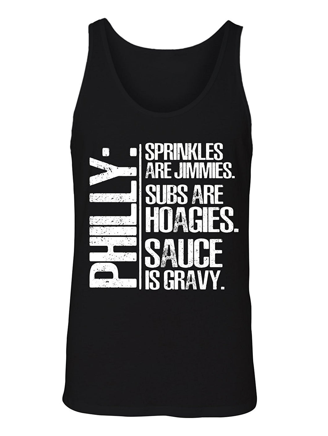 Manateez Men's Philly Slang Explained Tank Top