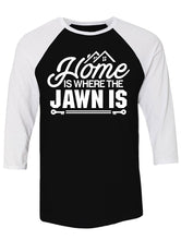 Load image into Gallery viewer, Manateez Philly Home is Where The Jawn Is Raglan
