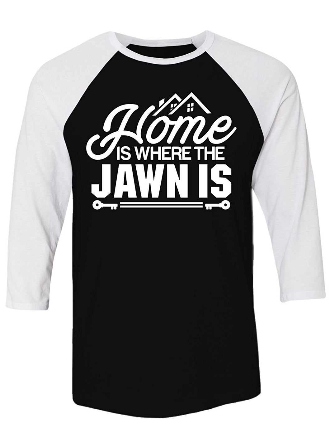 Manateez Philly Home is Where The Jawn Is Raglan