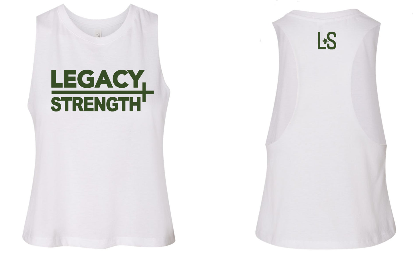 Legacy + Strength Ladies Cropped Muscle 6682