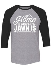 Load image into Gallery viewer, Manateez Philly Home is Where The Jawn Is Raglan

