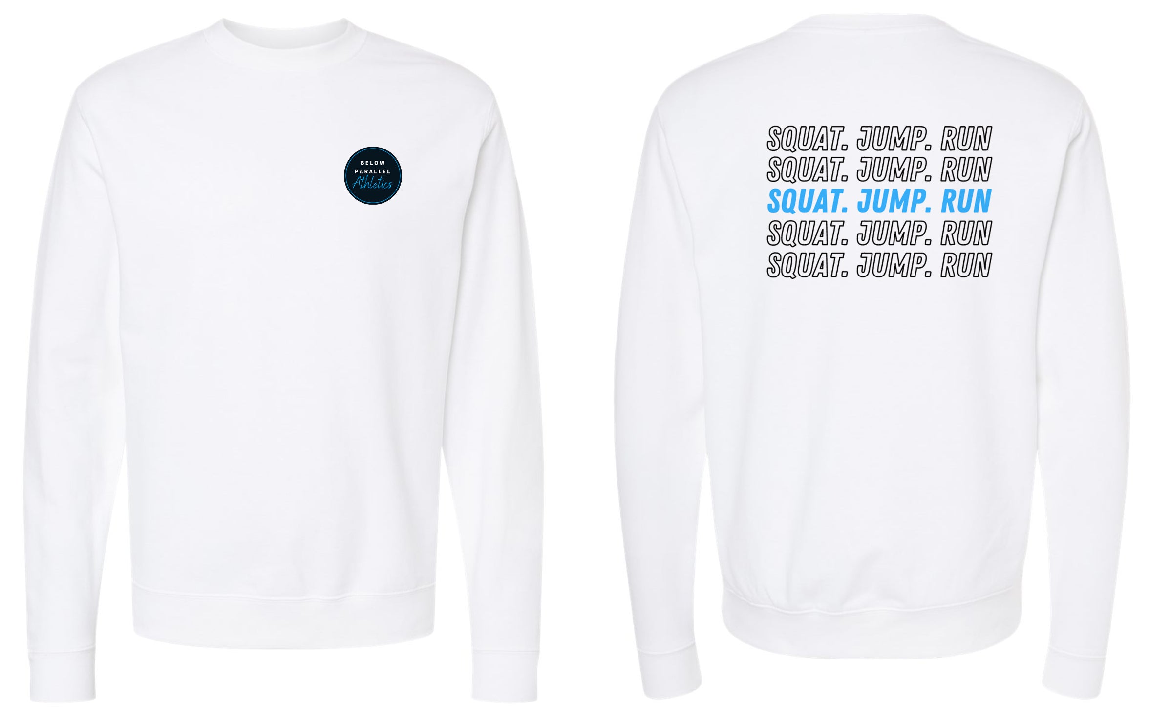 Below Parallel Crew Neck Sweatshirt