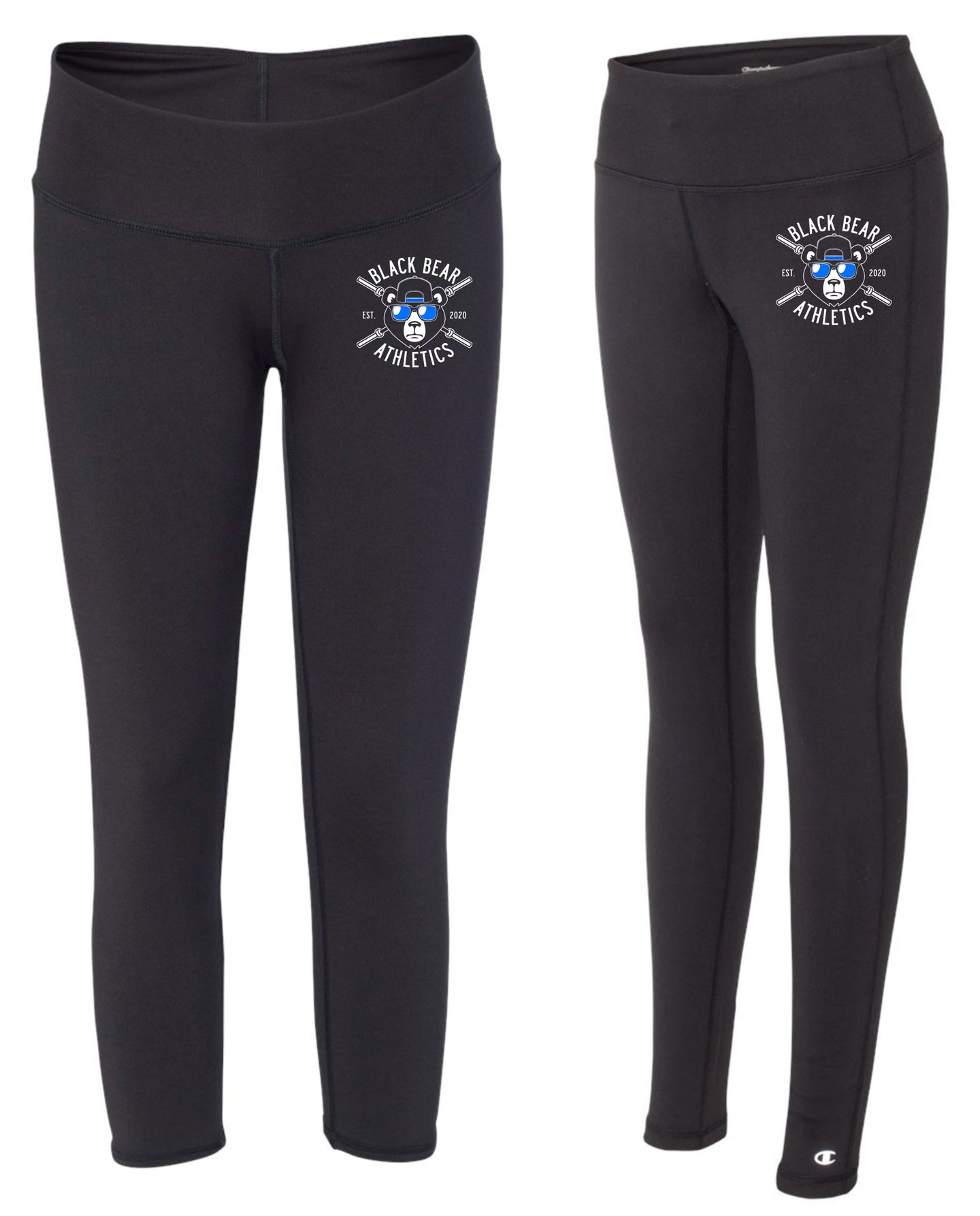 Black Bear Barbell Ladies Leggings B940