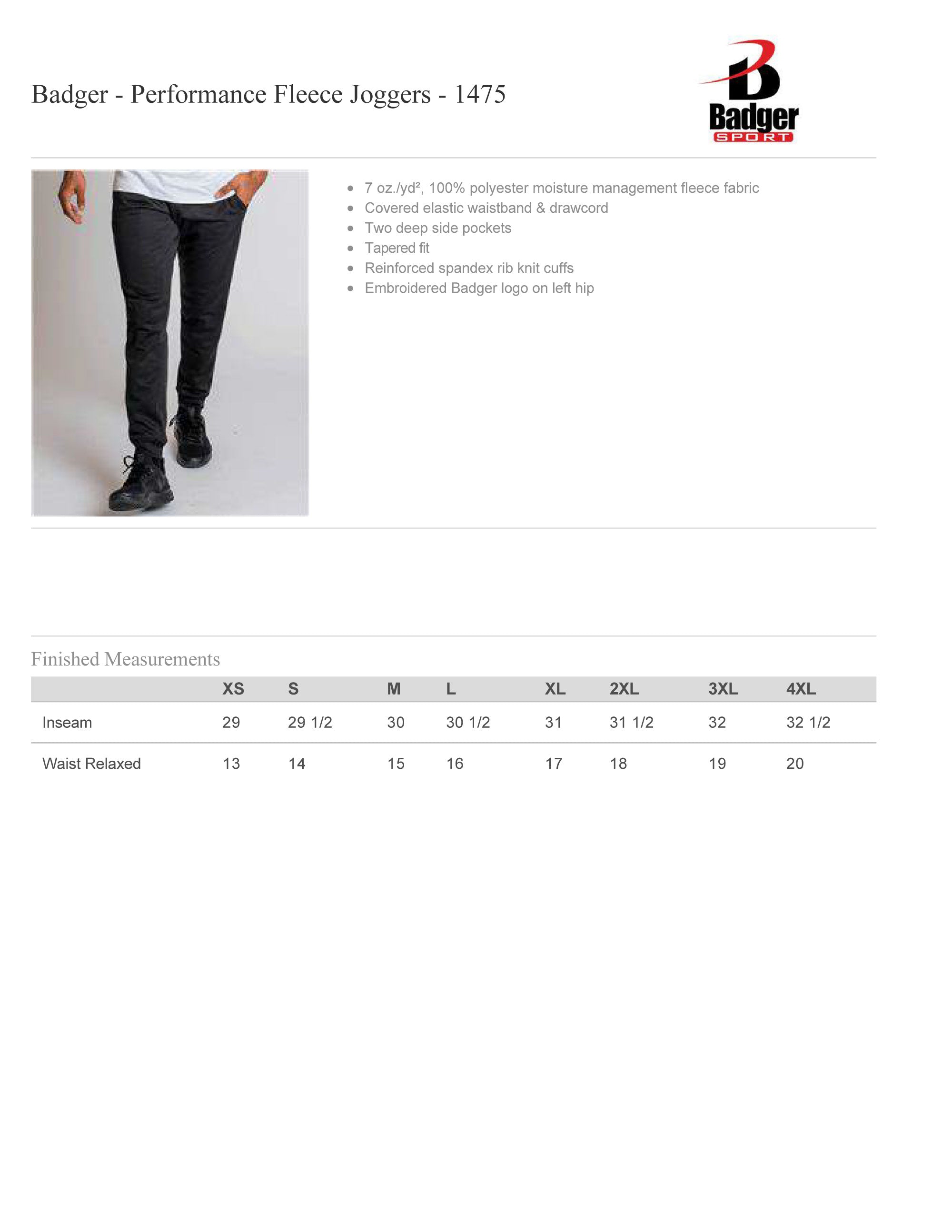 Land Shark Endurance Polyester Joggers 1475