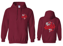 Load image into Gallery viewer, Bob And AJ Archery Unisex Hoodie Red and Gray
