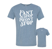Load image into Gallery viewer, Black Bear Athletics Can&#39;t Stop Won&#39;t Stop Men Tee
