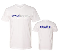 Load image into Gallery viewer, Classic Original Logo Wolf Capital Mens Crew Neck Tee Design 1
