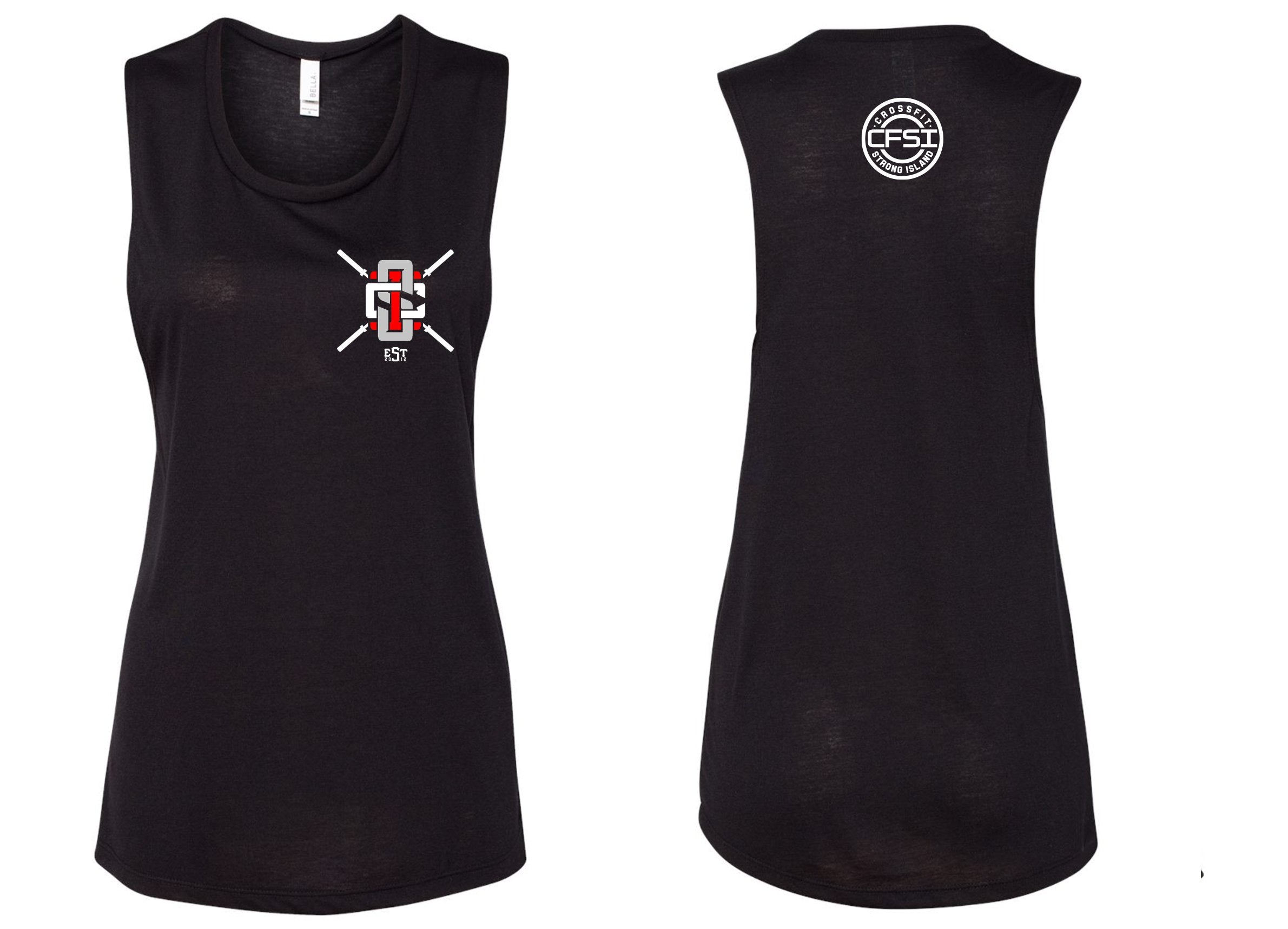 CrossFit Strong Island Ladies Muscle Tank 3 8803