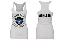 Load image into Gallery viewer, Ladies Racerback Black Bear Athletics 8430
