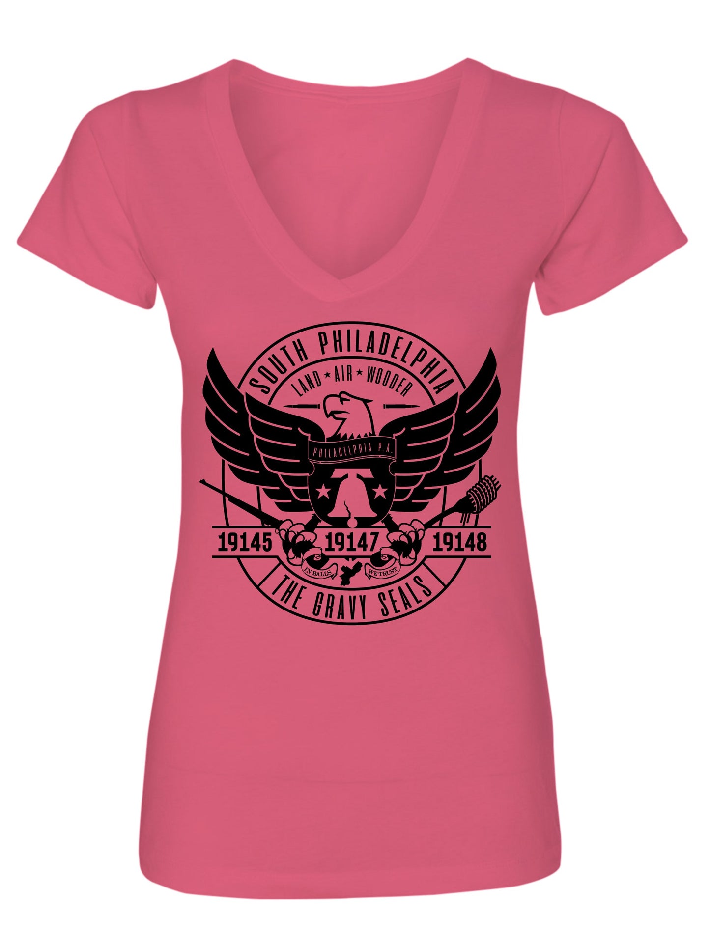 Philadelphia Gravy Seals Ladies V-Neck