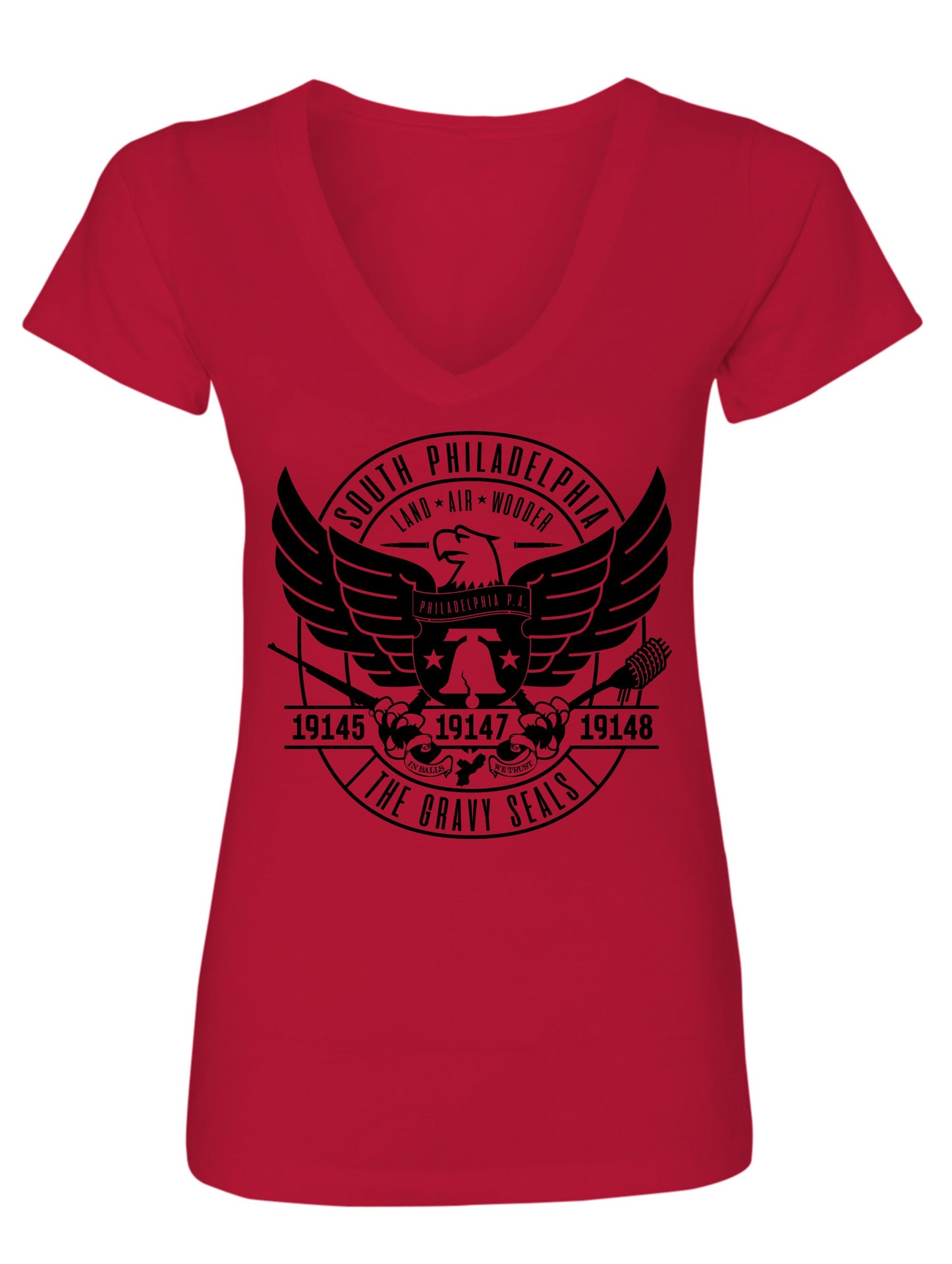 Philadelphia Gravy Seals Ladies V-Neck