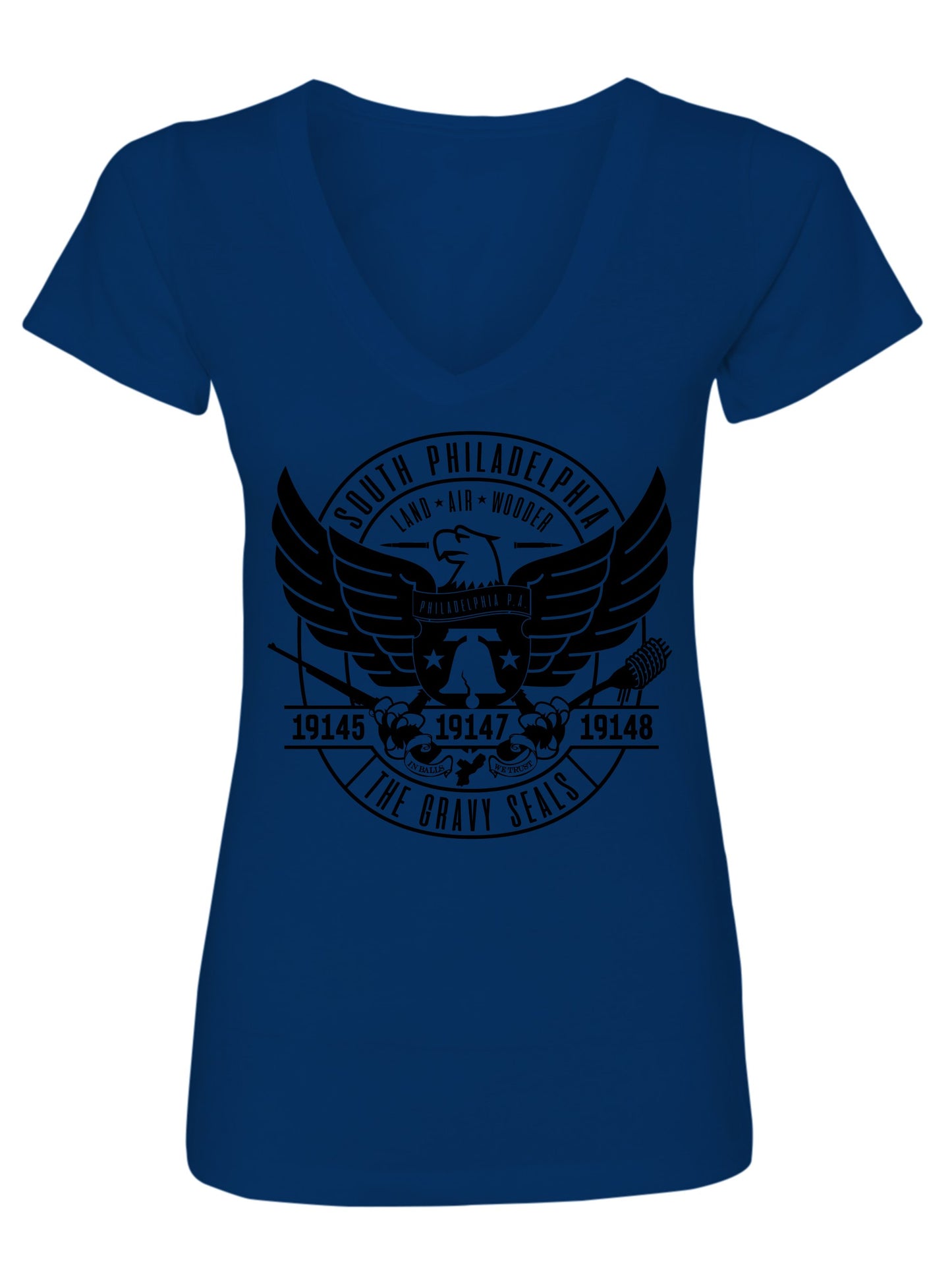 Philadelphia Gravy Seals Ladies V-Neck