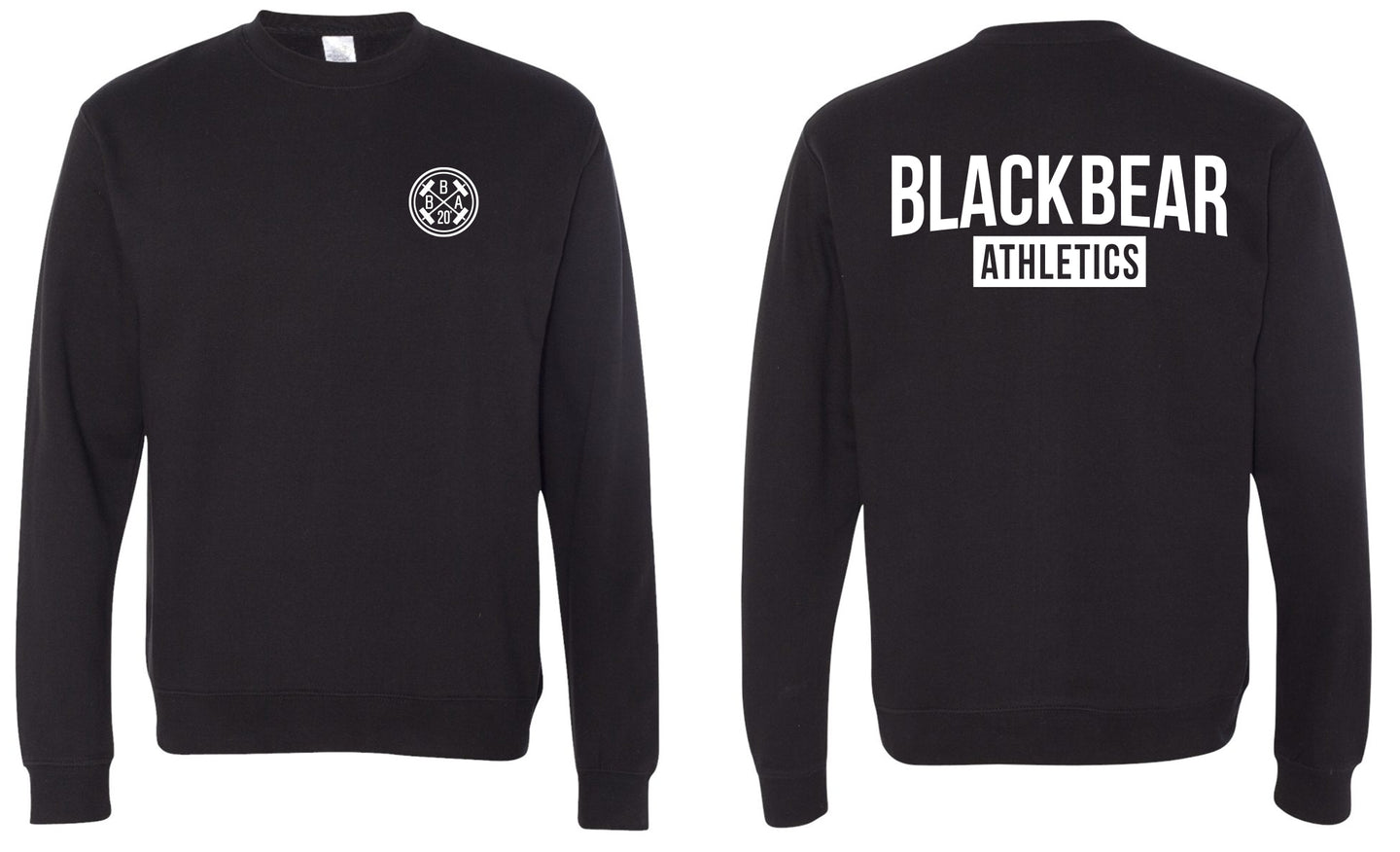 Black Bear Athletics Crew Neck Sweatshirt SS3000
