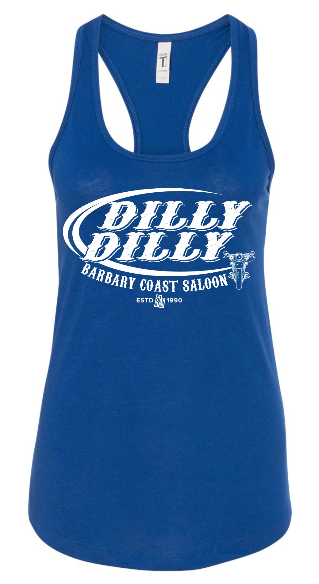 Barbary Coast Saloon Dilly Dilly Ladies Racer