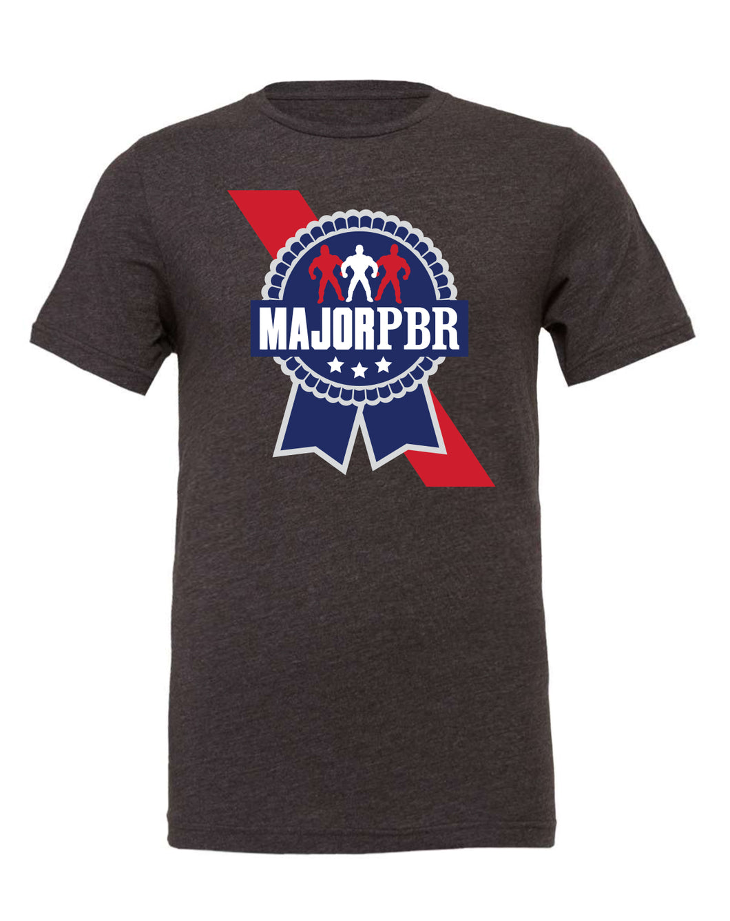 The Major PBR Men Tee Gray